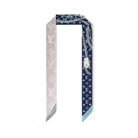 Louis Vuitton Шелковая лента Monogram Ultimate BB Bleu Marine - фото 1