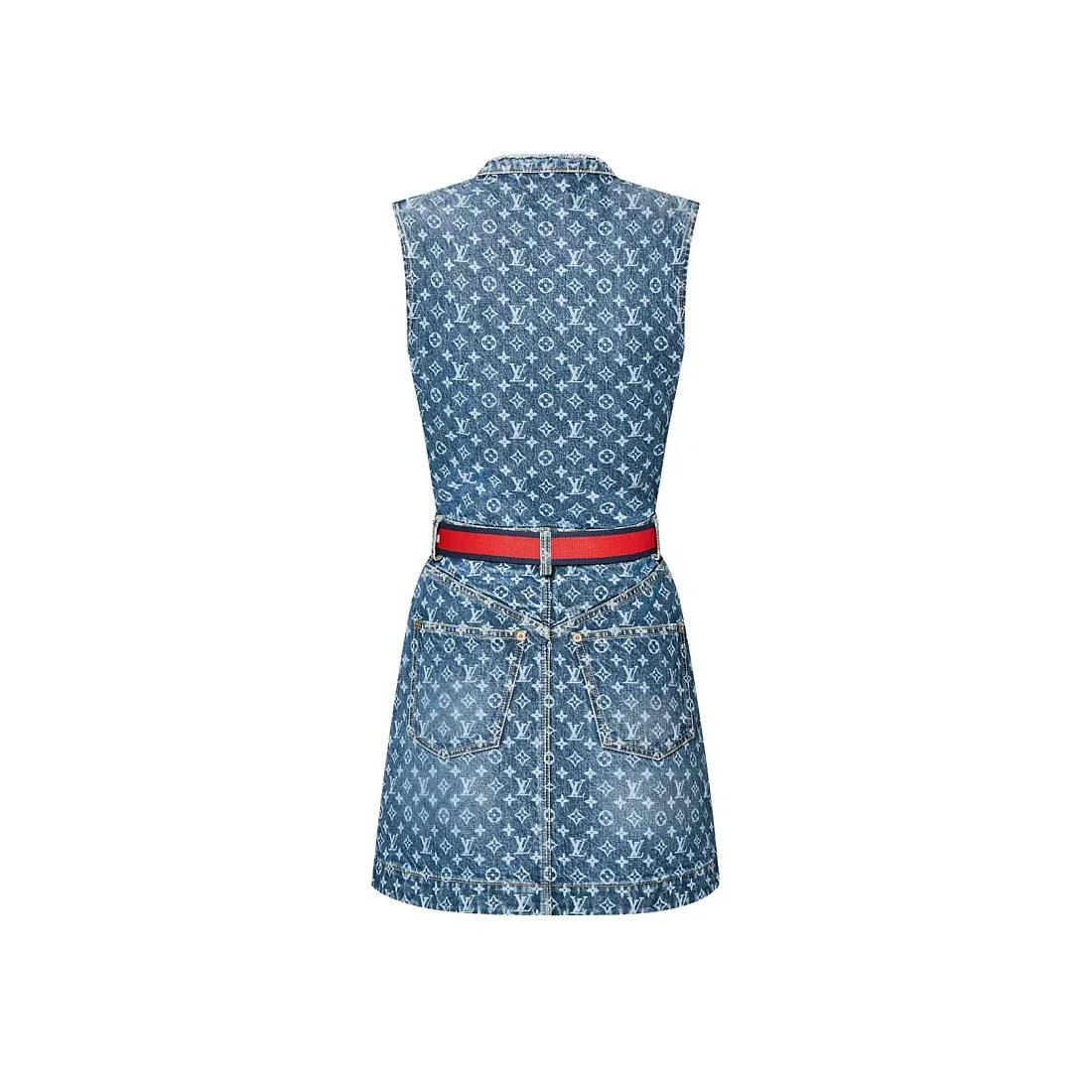 Louis Vuitton Платье с узором Monogram AC x - фото 2