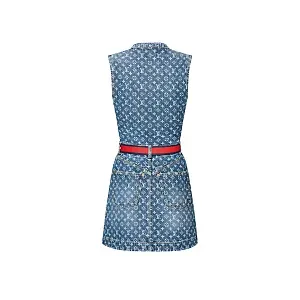 Louis Vuitton Платье с узором Monogram AC x - фото 2