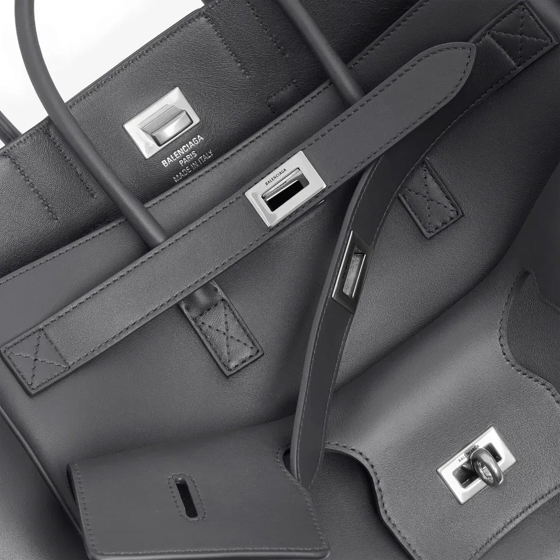 Balenciaga Сумка Bel Air маленького формата Black - фото 6