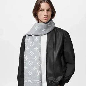 Louis Vuitton Шарф All About Monogram Light Grey - фото 2