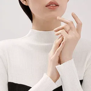 Tiffany & Co. Кольцо Knot Double Row Ring Rose Gold - фото 2