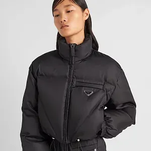 Prada Пуховая куртка из габардина Re-Nylon - фото 4