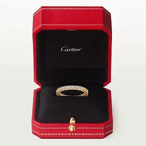 Cartier Обручальное кольцо с бриллиантовым паве Etincelle de 2,6 мм Yellow Gold - фото 2