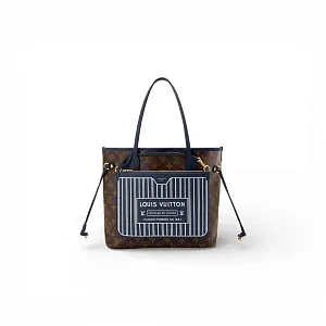 Louis Vuitton Сумка Neverfull Inside Out Bleu - фото 4