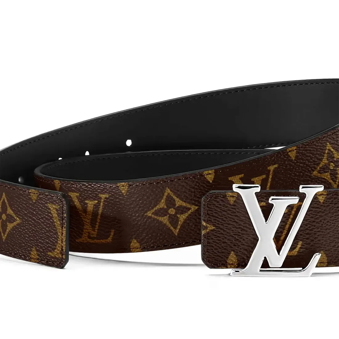 Louis Vuitton Двухсторонний ремень Initiales 35 мм - фото 4