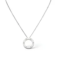 Cartier Кулон Love Men White Gold - фото 1