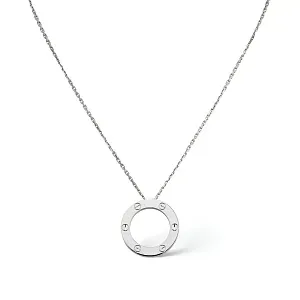 Cartier Кулон Love Men White Gold - фото 1