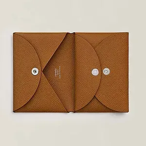 Hermès Кардхолдер Calvi Duo Black - фото 3