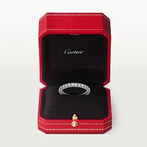 Cartier Обручальное кольцо с бриллиантовым паве Etincelle de 2 мм Platinum - фото 4