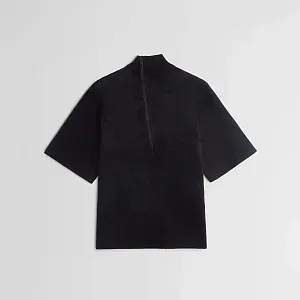 Phoebe Philo Ассиметричная футболка с молнией - фото 1