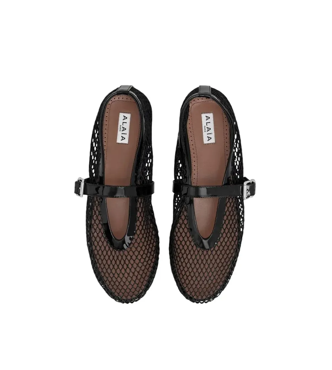 Alaïa Балетки с сеткой Black - фото 2