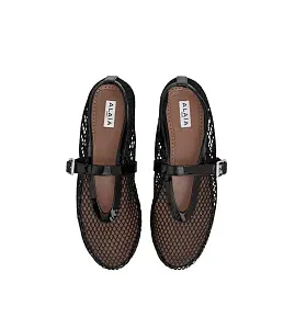 Alaïa Балетки с сеткой Black - фото 1