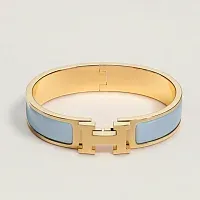 Hermès Браслет Clic H Bleu Ciel - фото 1