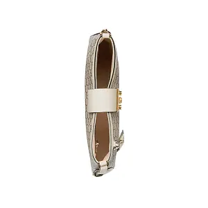 Gucci Сумка с замком GG White - фото 3