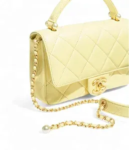 Chanel Мини-сумка с клапаном и верхней ручкой - фото 4
