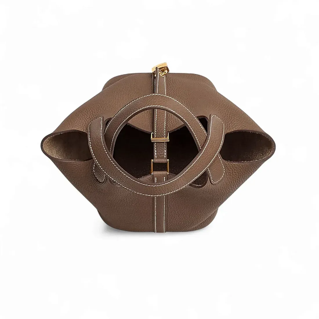 Hermès Сумка Picotin 18 Etoupe Clemance Gold Hardware - фото 3
