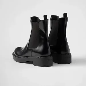 Prada Ботинки из матовой кожи - фото 5