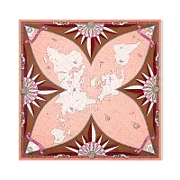 Louis Vuitton Платок-каре Map Tan - фото 1