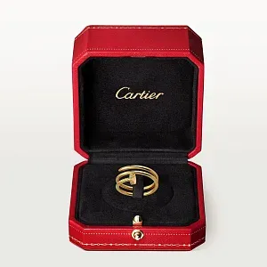 Cartier Двойное кольцо с бриллиантами Juste Un Clou Yellow Gold - фото 3