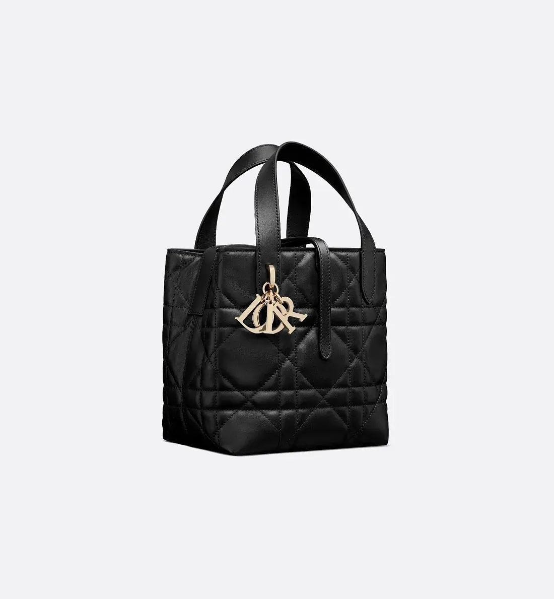 Dior Вертикальная сумка-тоут Toujours маленького формата Black - фото 3