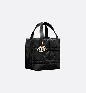 Dior Вертикальная сумка-тоут Toujours маленького формата Black - фото 3
