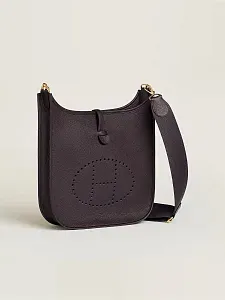Hermès Сумка Evelyne 29 Prunoir Clemence Gold Hardware - фото 2
