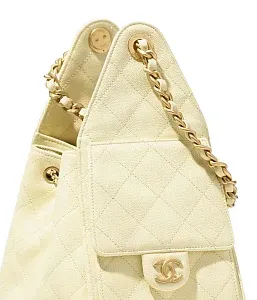Chanel Маленькая сумка 25 Light Yellow - фото 4