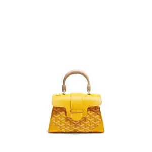 Goyard Мини-сумка Saigon Souple Yellow - фото 1