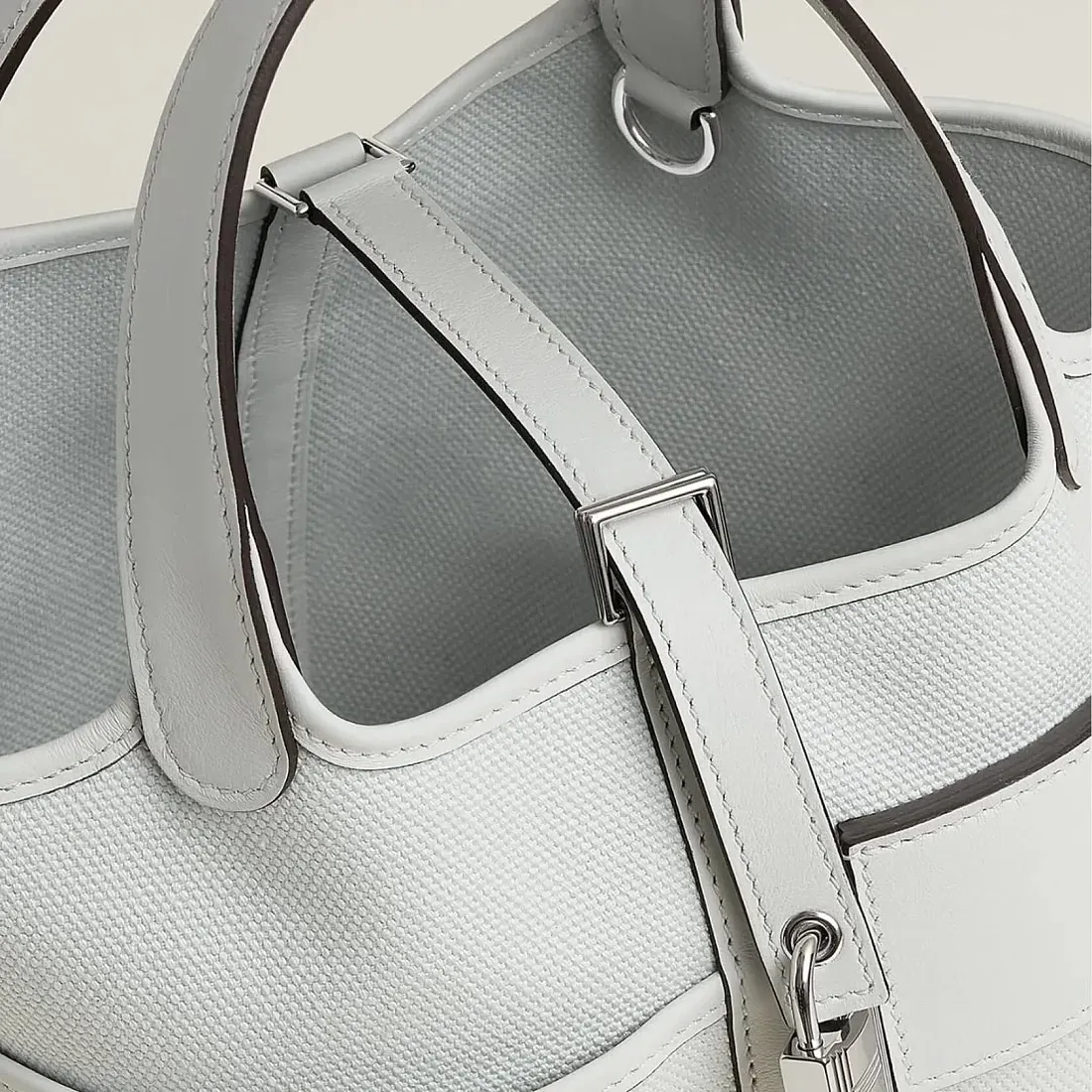 Hermès Сумка Picotin 18 Cargo Gris Platine Goeland Swift Palladium Hardware - фото 3