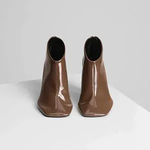 Phoebe Philo Мягкие ботильоны 90 Toffee - фото 2