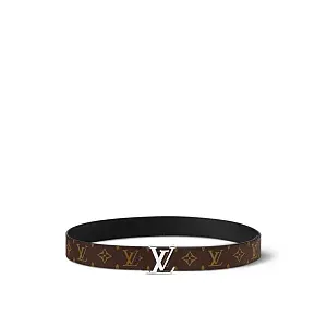 Louis Vuitton Двухсторонний ремень Initiales 35 мм - фото 1