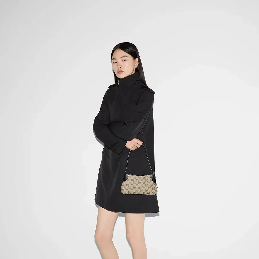 Gucci Мини-сумка на плечо GG Black - фото 2