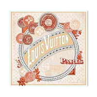 Louis Vuitton Платок-каре Malles Merveilleuses 90 Beige - фото 1