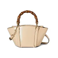 Gucci Мини-сумка с бамбуковой ручкой Light Beige - фото 1