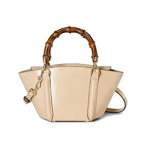 Gucci Мини-сумка с бамбуковой ручкой Light Beige - фото 1