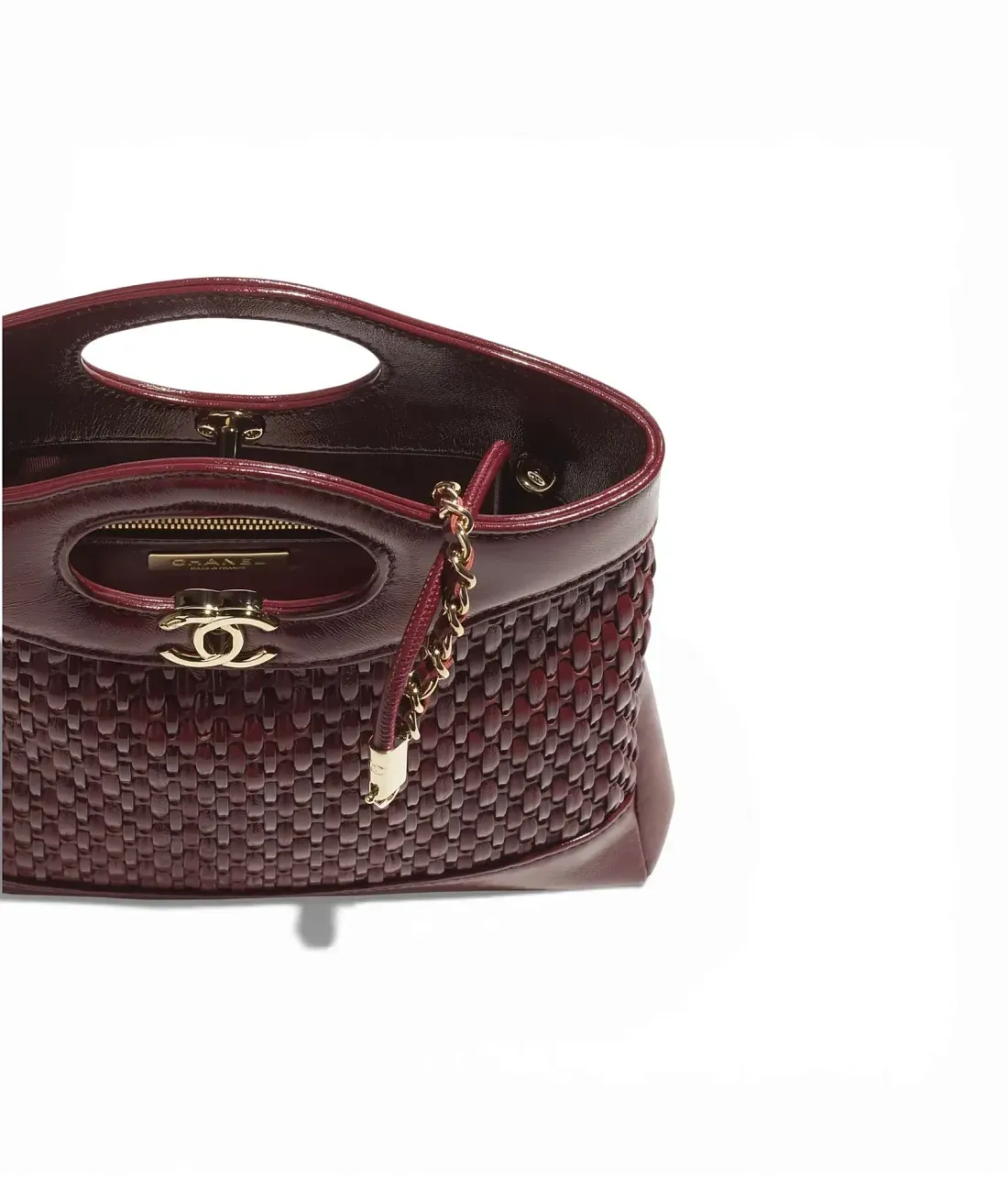 Chanel Мини-сумка Cabas 31 Dark Burgundy - фото 4