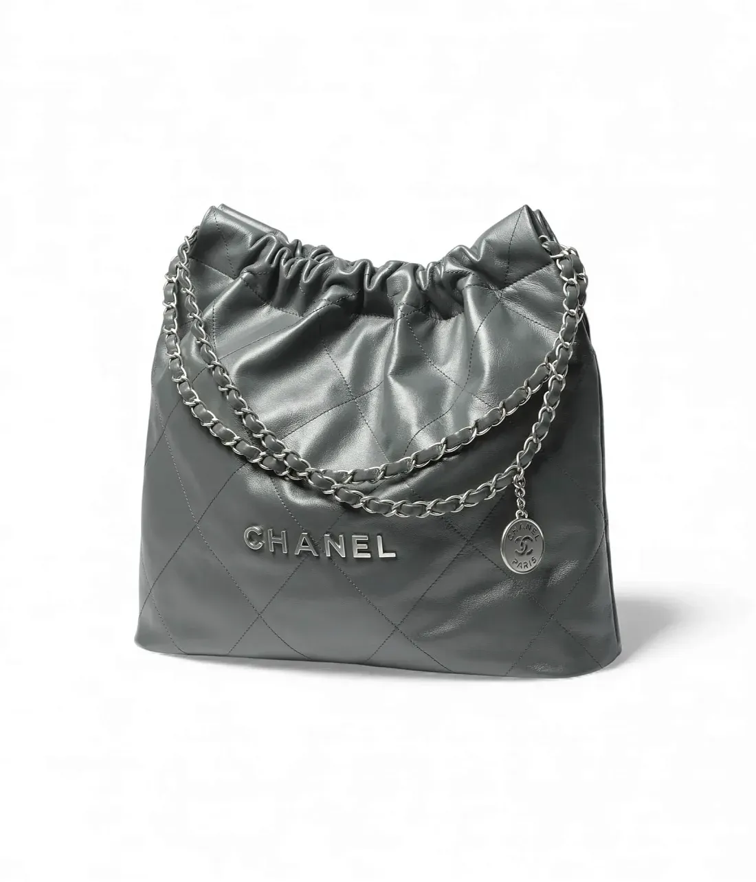 Chanel Сумка 22 Grey - фото 2