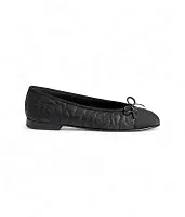 Chanel Тканевые балетки Black - фото 1