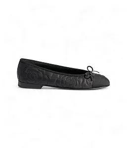 Chanel Тканевые балетки Black - фото 1