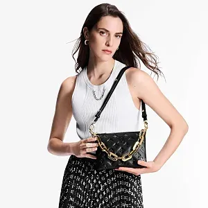 Louis Vuitton Сумка Coussin BB Black - фото 2