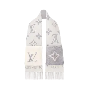 Louis Vuitton Шарф Cold Reykjavik Light Grey - фото 2