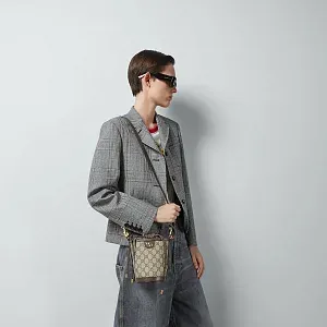 Gucci Мини-сумка Ophidia Beige / Ebony - фото 2