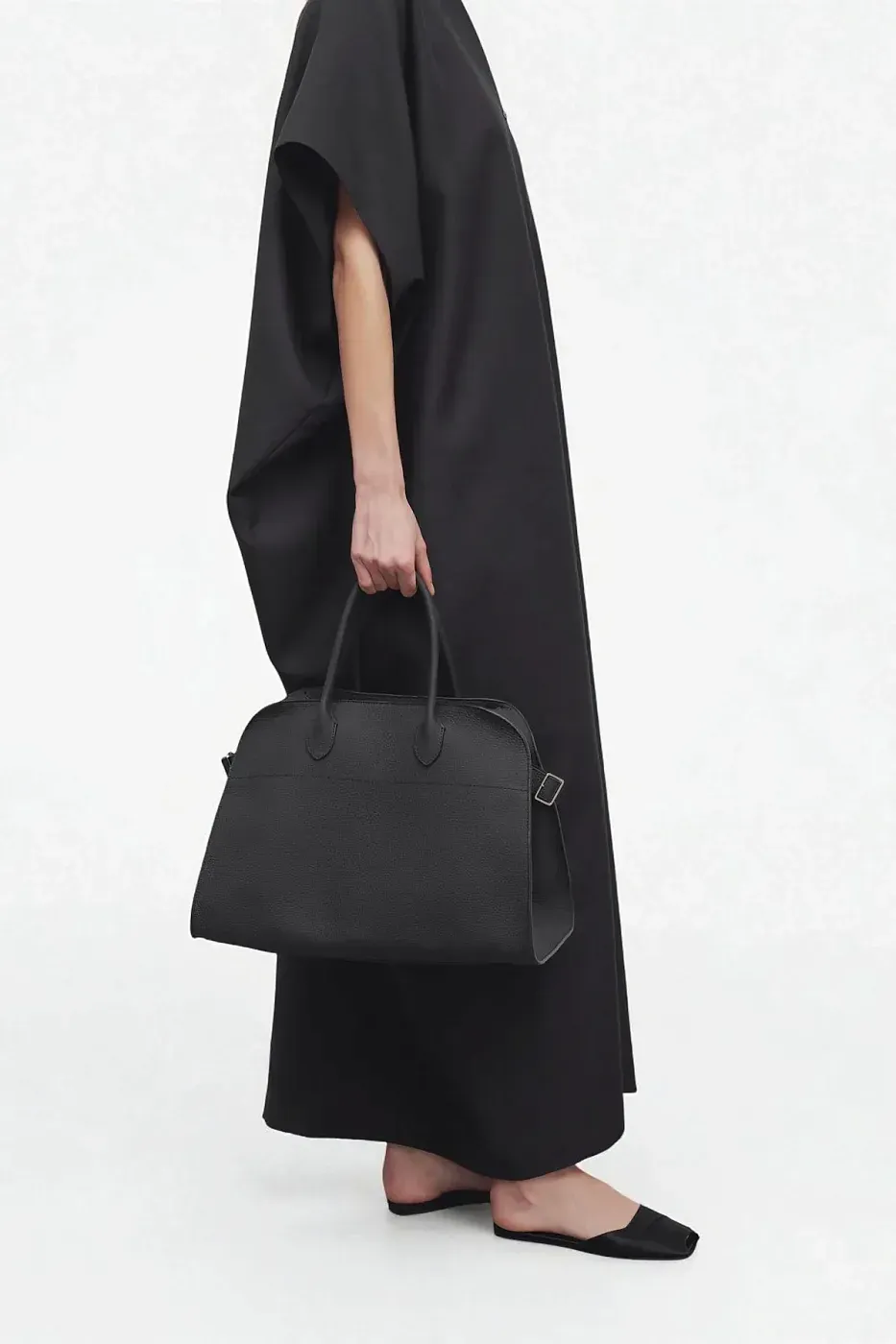 The Row Сумка Soft Margaux 15 из кожи Black - фото 2