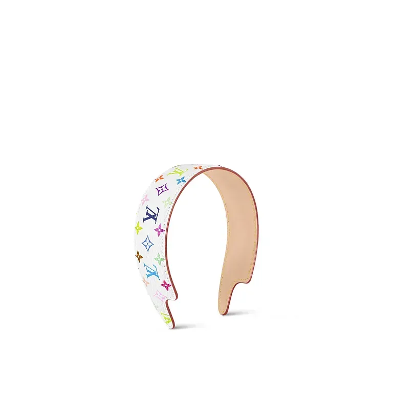 Ободок Monogram Multicolor LV Outline TM x Louis Vuitton White - фото 1
