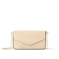 Louis Vuitton Клатч Felicie Creme - фото 1