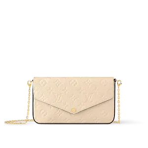 Louis Vuitton Клатч Felicie Creme - фото 1