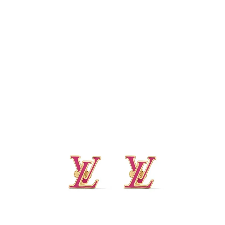Серьги Iconic Enamel Louis Vuitton Rose Ballerine - фото 1