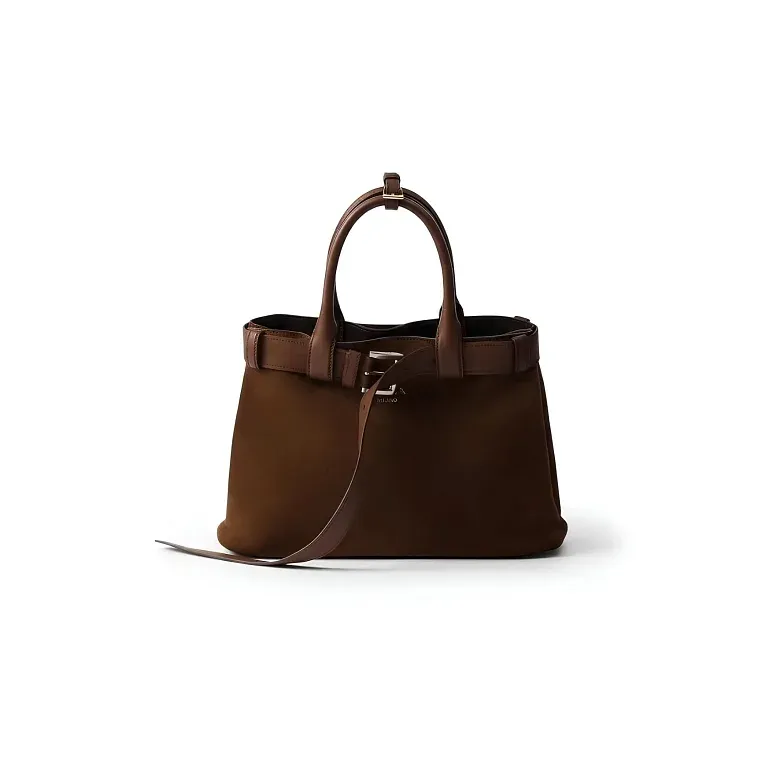 Сумка средняя Prada Cocoa Brown - фото 1