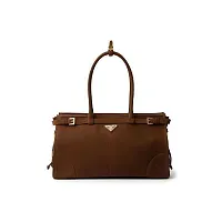 Prada Сумка большая Bonnie Cocoa Brown - фото 1